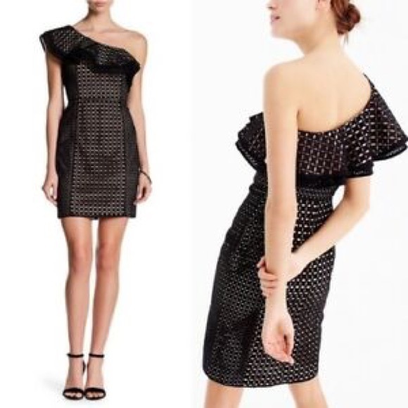 J. Crew Dresses & Skirts - J. Crew One-Shoulder Eyelet Dress
